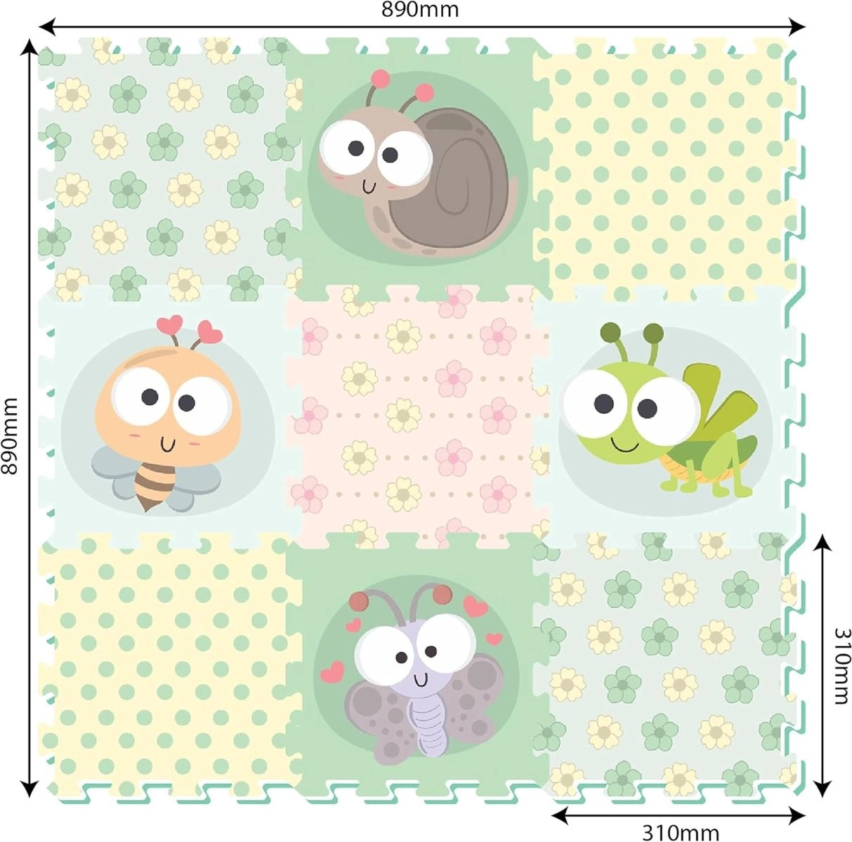 Sweetie Animals Puzzle Mat - 10 Months