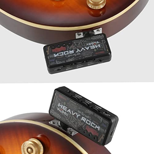 Guitar Plug Headphone Amp - Compact Portable Built-in Distortion