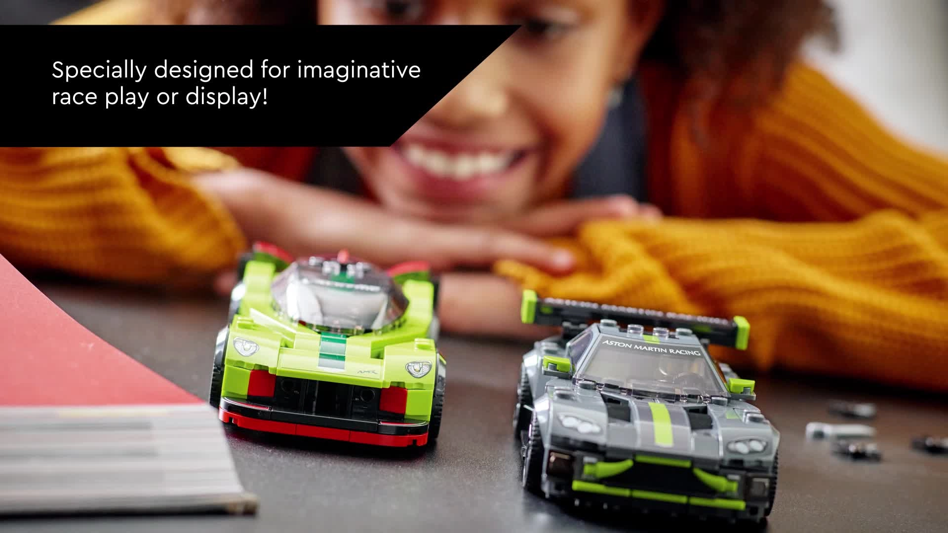 Aston Martin Valkyrie AMR Pro + Aston Martin Vantage GT3 (76910)