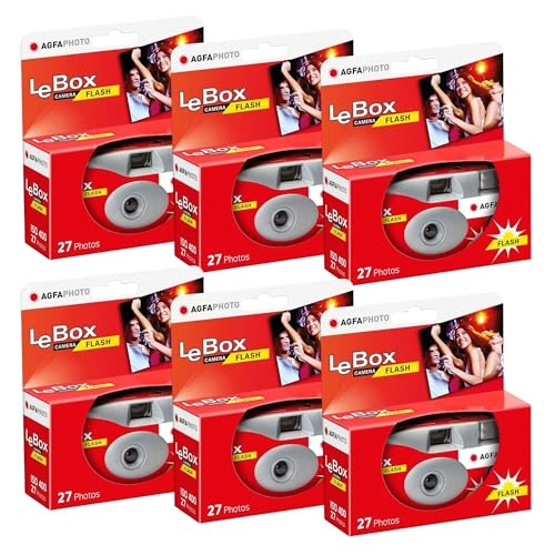 LeBox Disposable Camera - 35mm 27 Exposures ISO 400 + Photography Tips Card