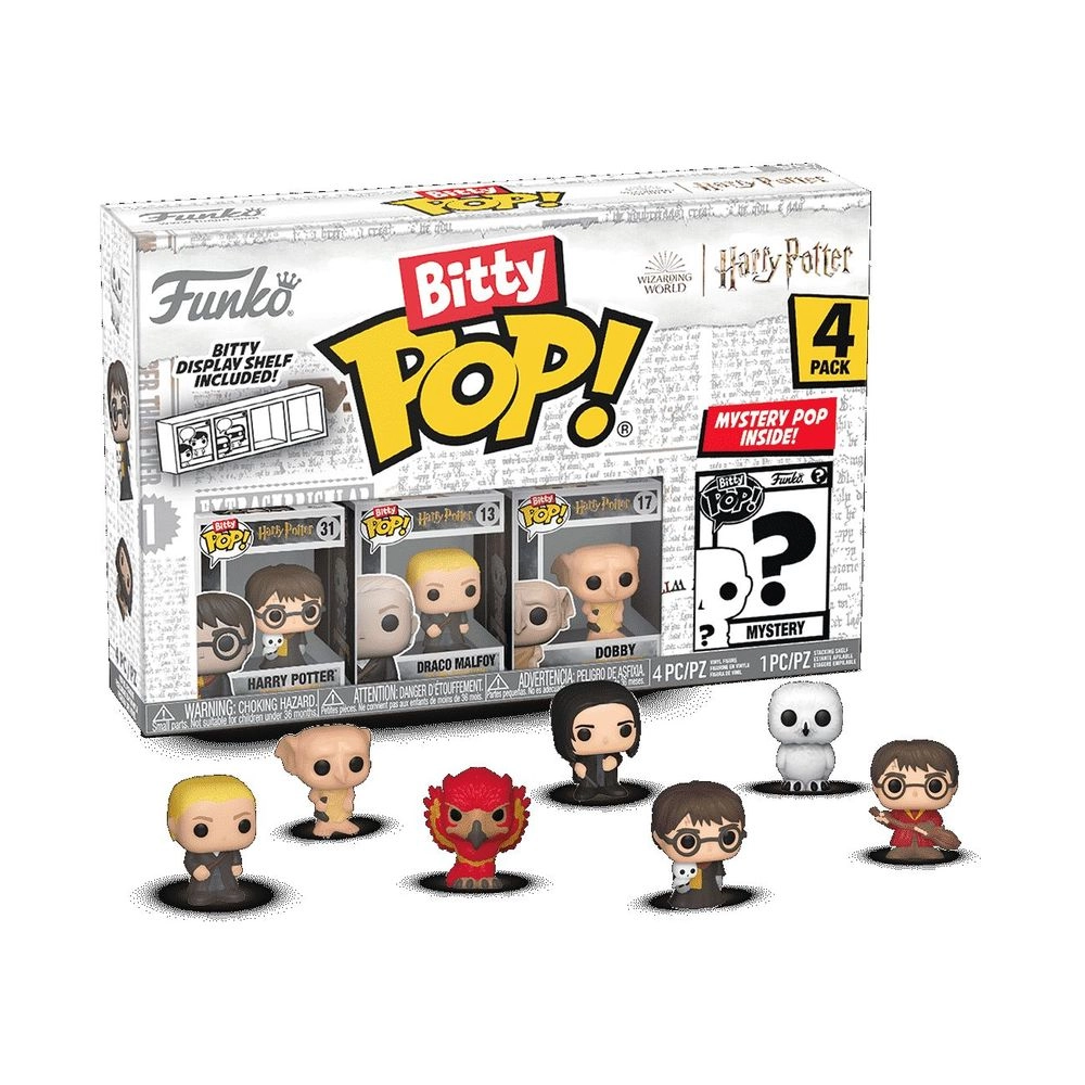 FUNKO TOYS Harry - Harry Potter - 1-Inch (Pack of 4) (FU71315)