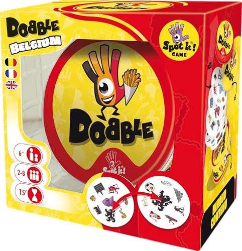 Dobble Belgium - Card Game (Dutch, English, French)