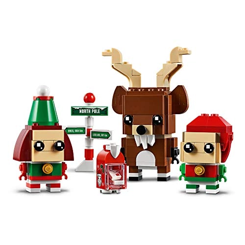 Brickheadz Reindeer, Elf and Elfie (40353) - Christmas Seasonal