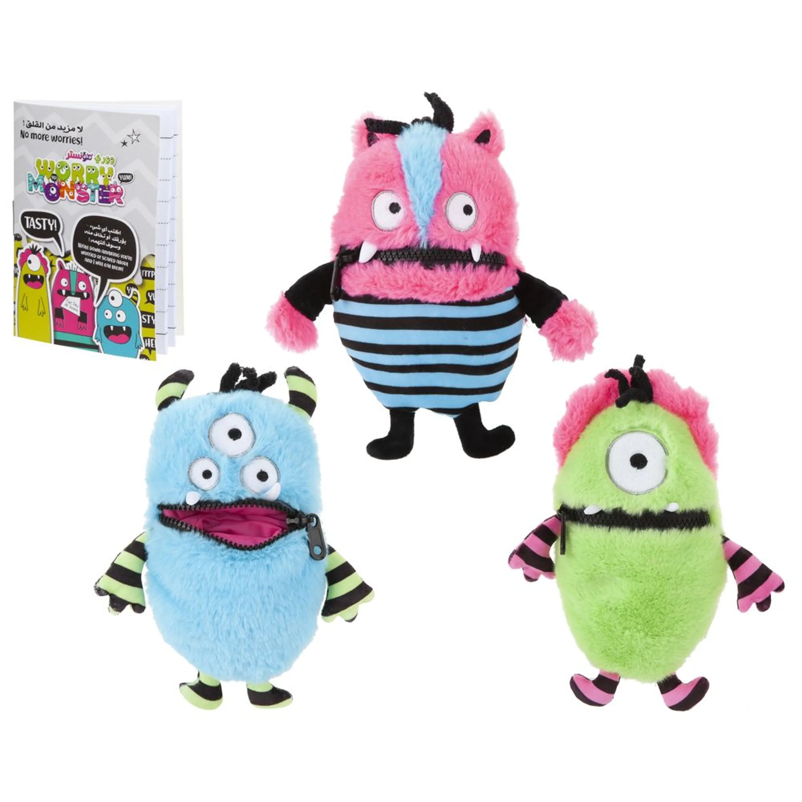 Worry Monster Rabbit Fur Soft Plush Toy