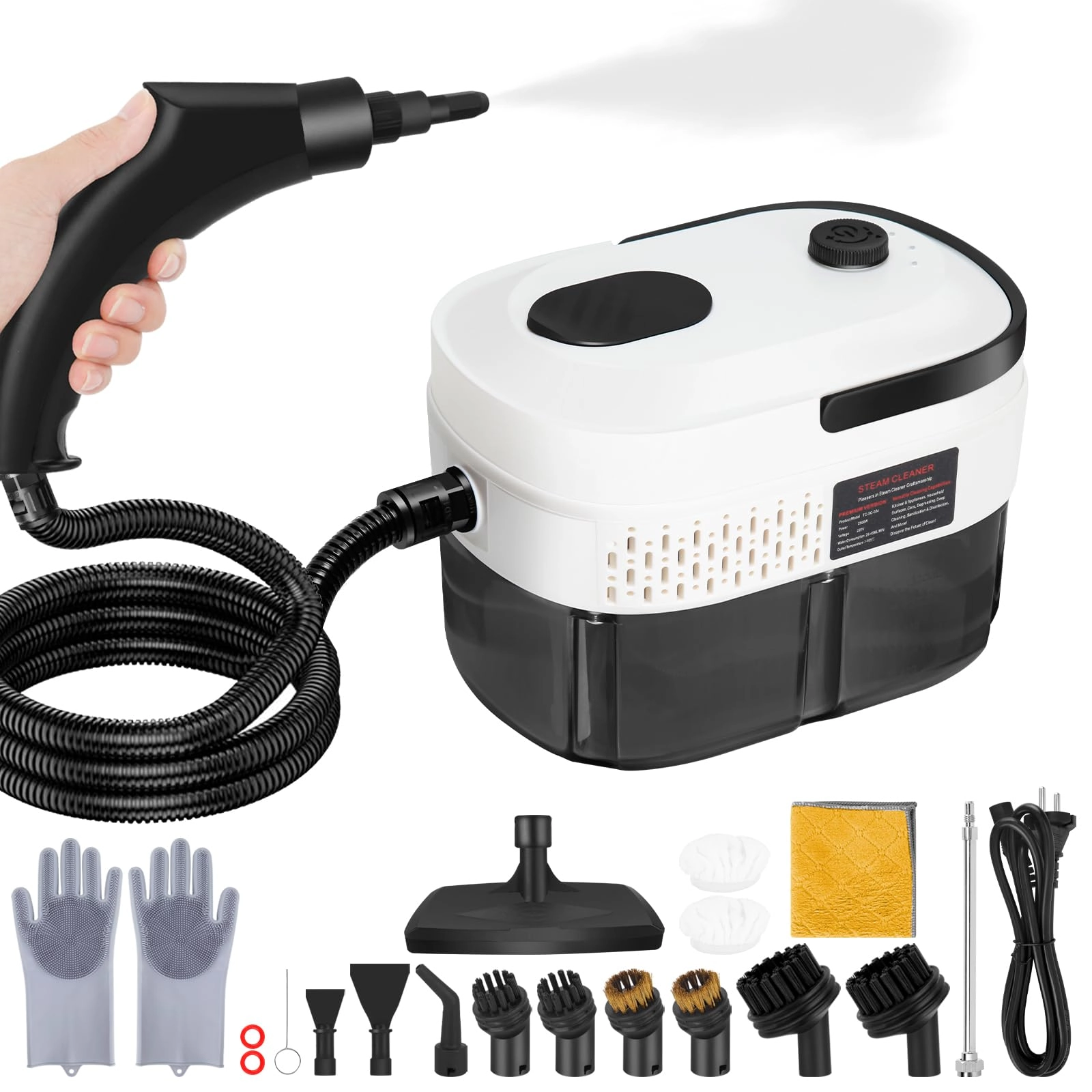 Steam Cleaner - 3Bar 1.4 Liters