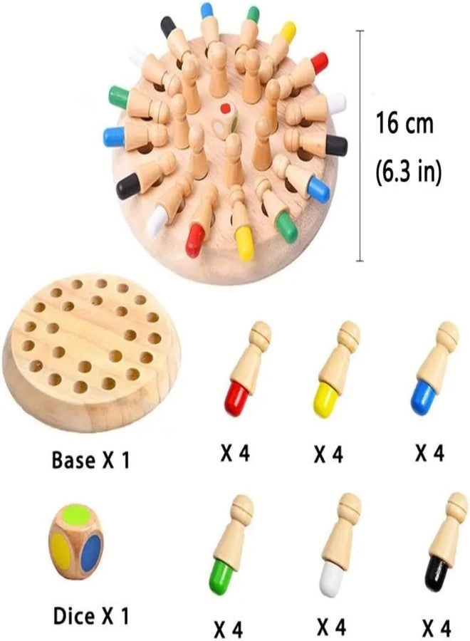 Wooden Memory Match Stick Chess Game