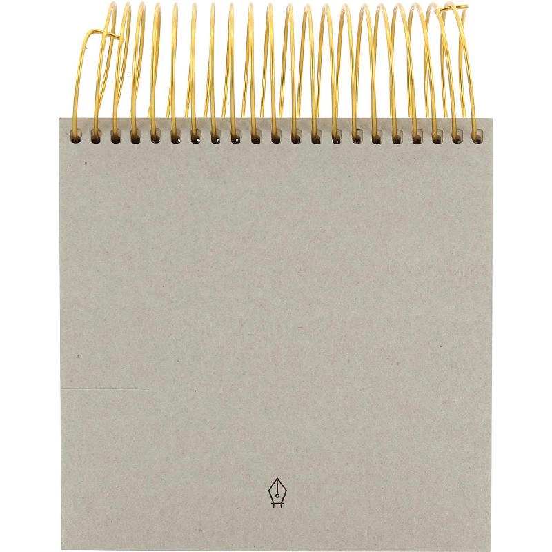 Notebook 19 X 26 cm Spiral - Grid 100 Sheets