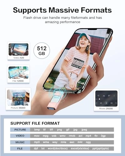 UD203 - USB 3.0 iOS Micro USB Type-C 512GB