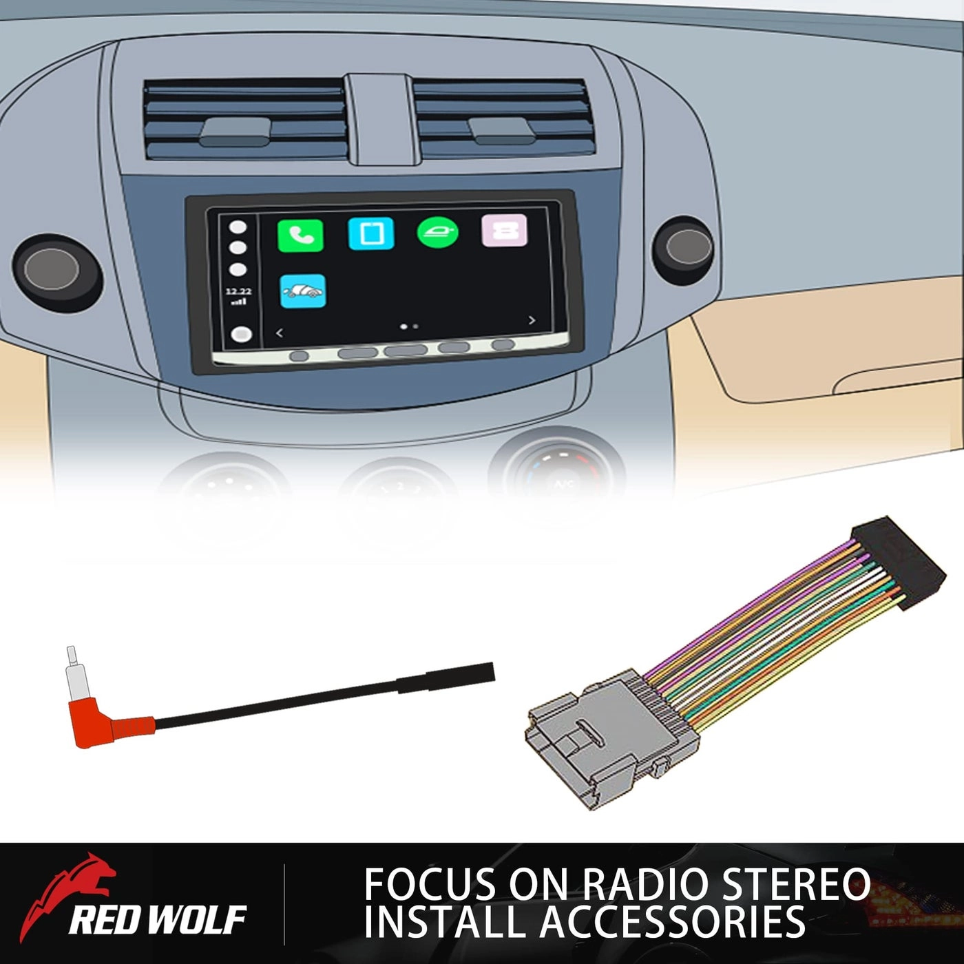Car Radio Stereo Wiring Harness - Select 1985-1997 Geo Metro Prizm Isuzu Trooper