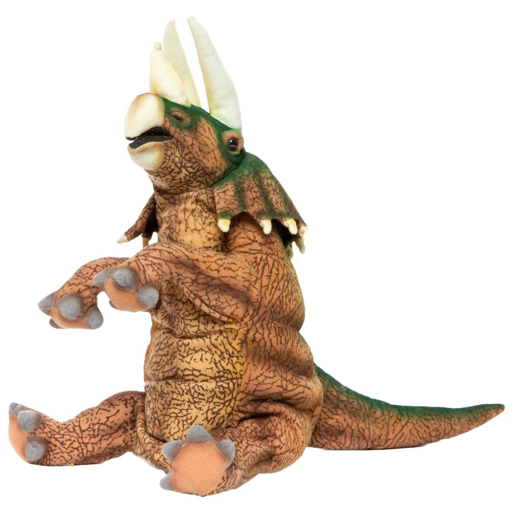 HANSA LOCAL Triceratops Puppet - Interactive Hand Puppet