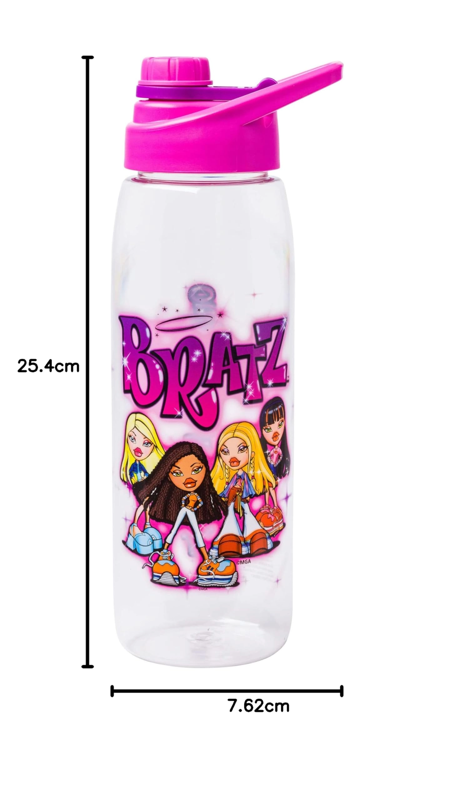 Bratz Water Bottle Screw Cap Tritan 800 ml