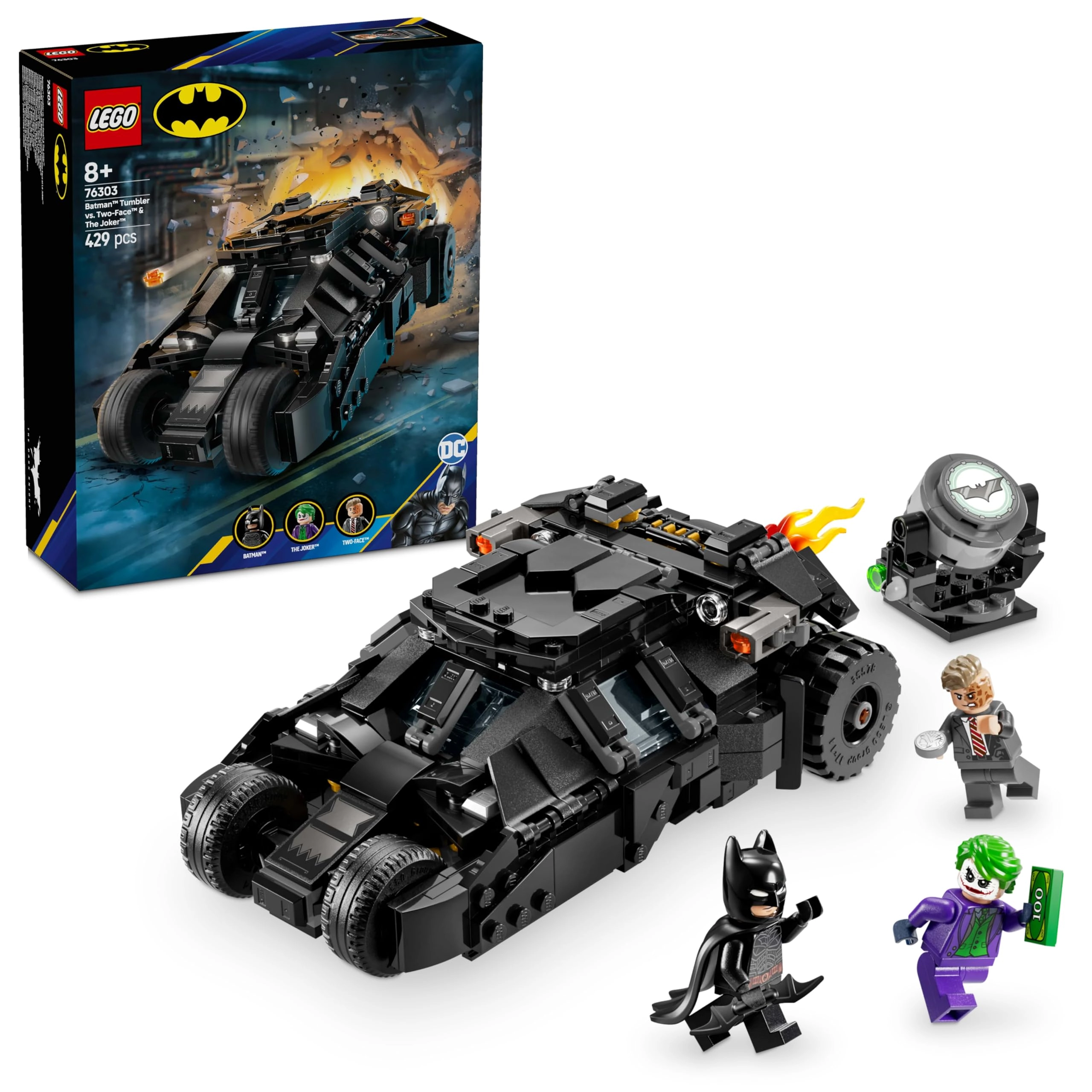 DC Batman Batman Tumbler (76303) - 3 Minifigures Super Hero Set