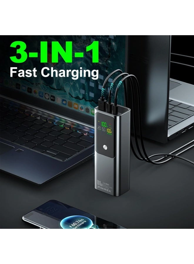 HTY-K81 - 20000mAh 100W 1 USB-A 2 USB-C