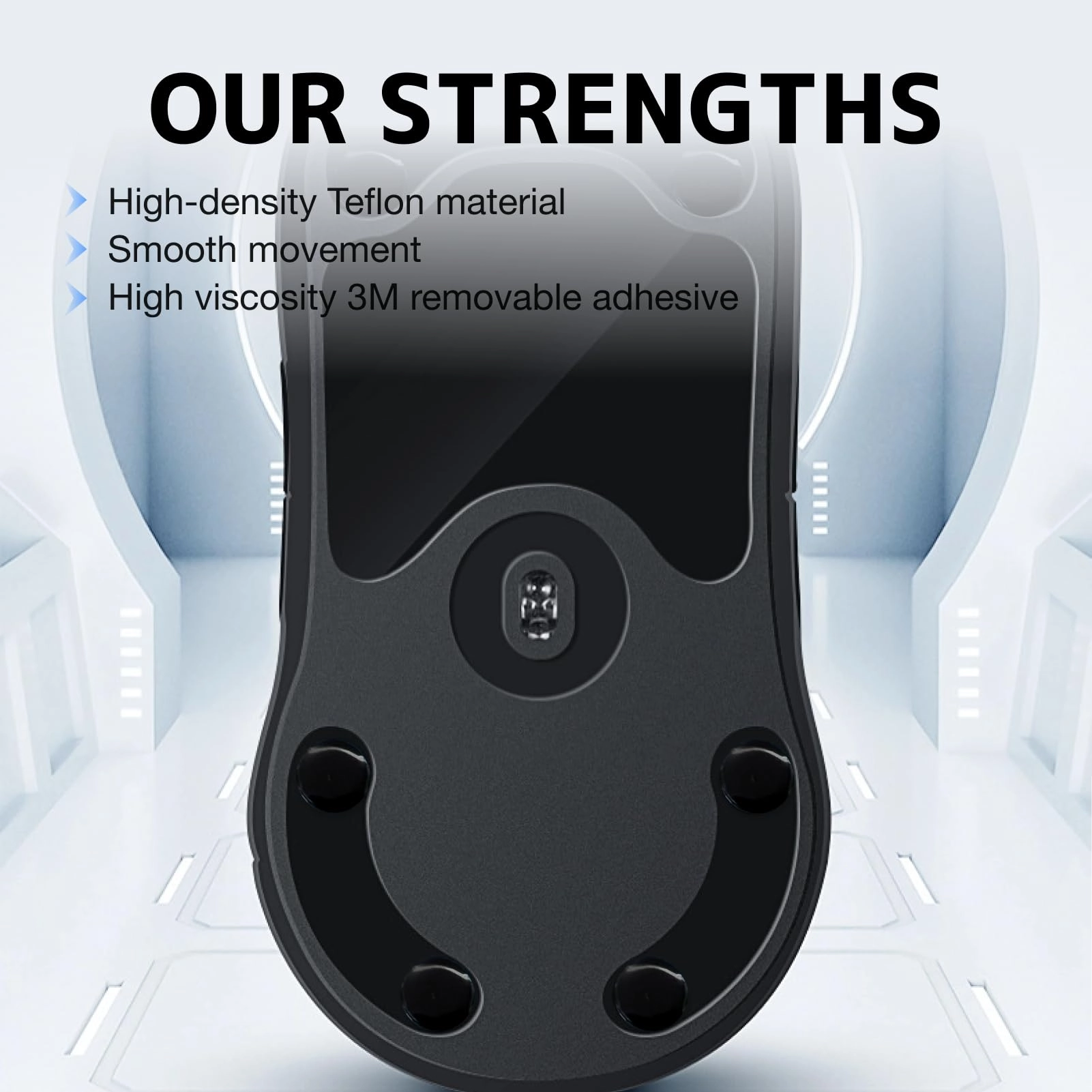 Mouse Dot Skate - 40 Pack UHMW-PE 0.8mm