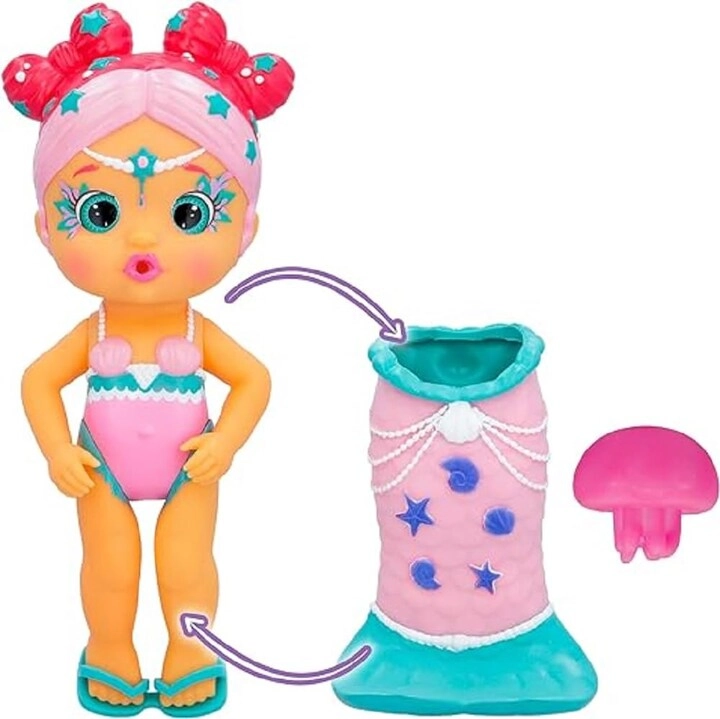 IMC Toys Bloopies Mermaids Magic Tail - Layla Removable Mermaid Tail Water Toy 18M and up