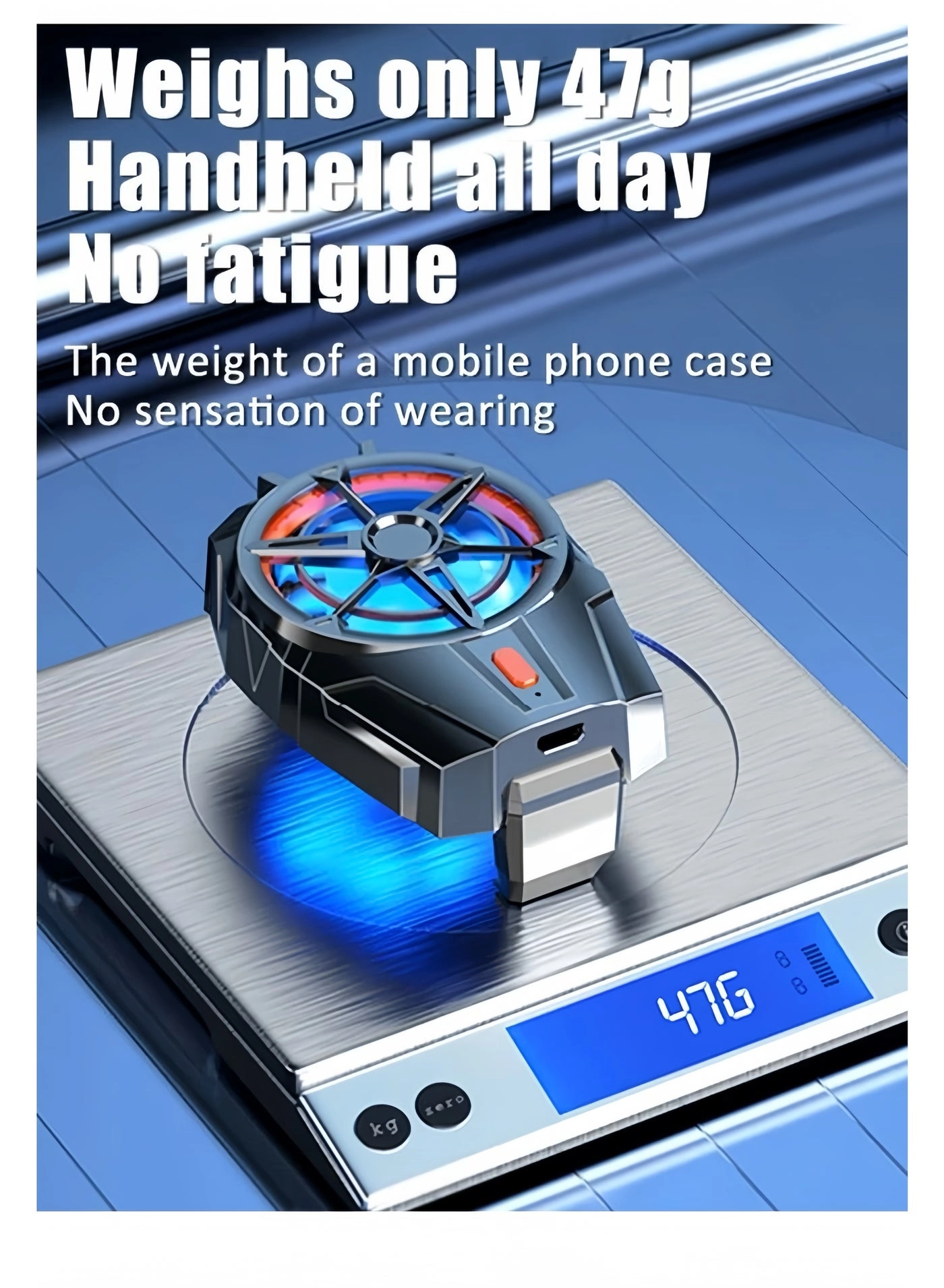 Cell Phone Cooler - USB Rechargeable LED Light