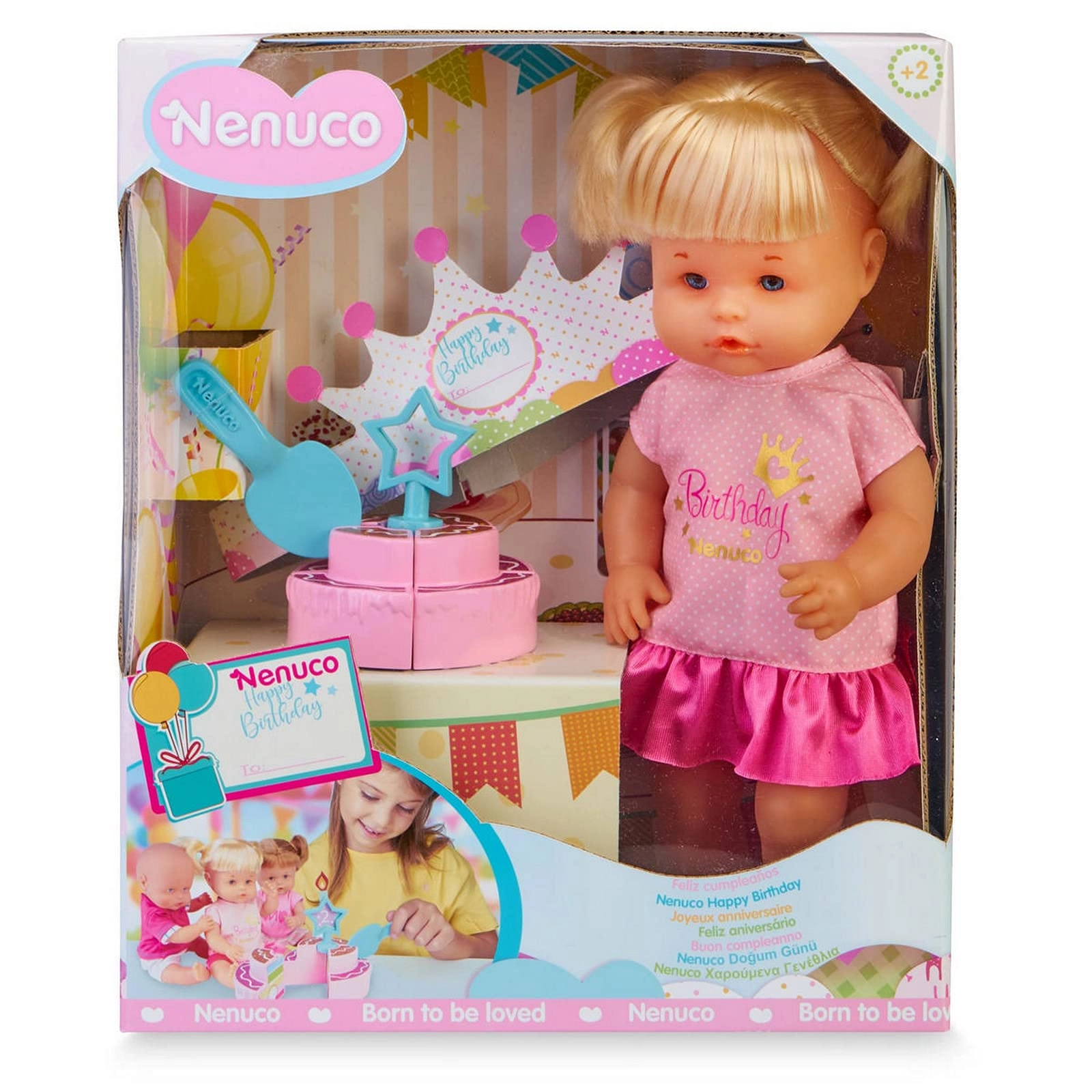 Nenuco Happy Birthday Doll - 35cm washable