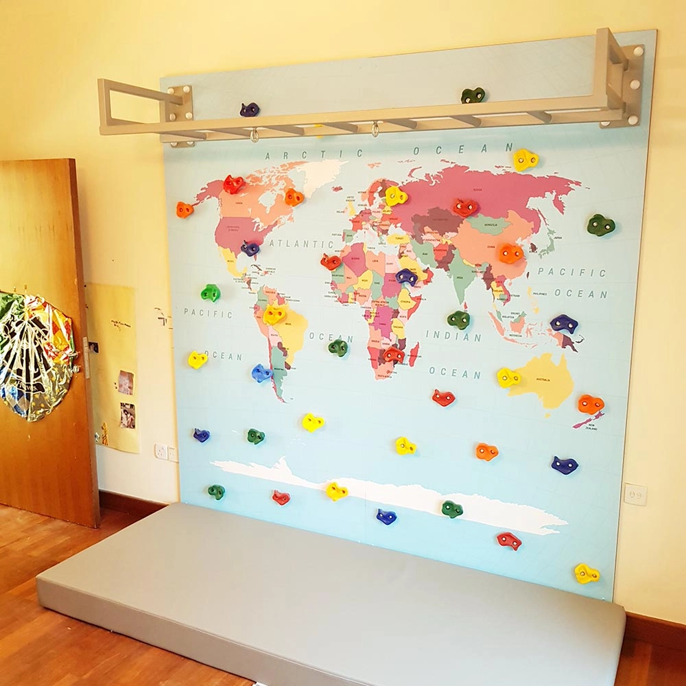 Climbing Wall - Mountain Graphic Monkey Bars 2 Panel