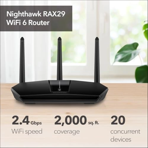 RAX29 - 2400 Mbps 802.11ax <topwi-fistandard>, <wlandatatransferratemax>
