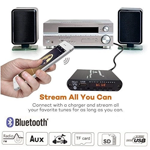 Bluetooth Audio Receiver - Bluetooth 4.2 3.5mm cigarette lighter power adapter