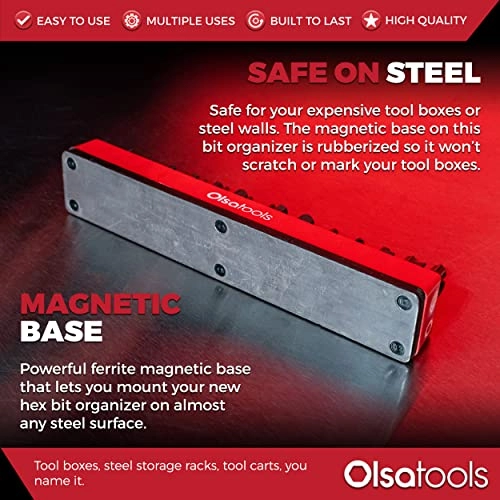 Hex Bit Organizer - 1/4 inch