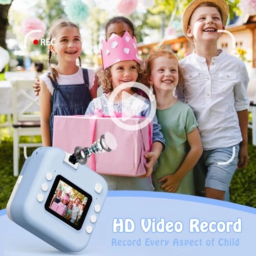 Instant Photo Camera - 2.0 Inch HD Screen 48 MP 1080P