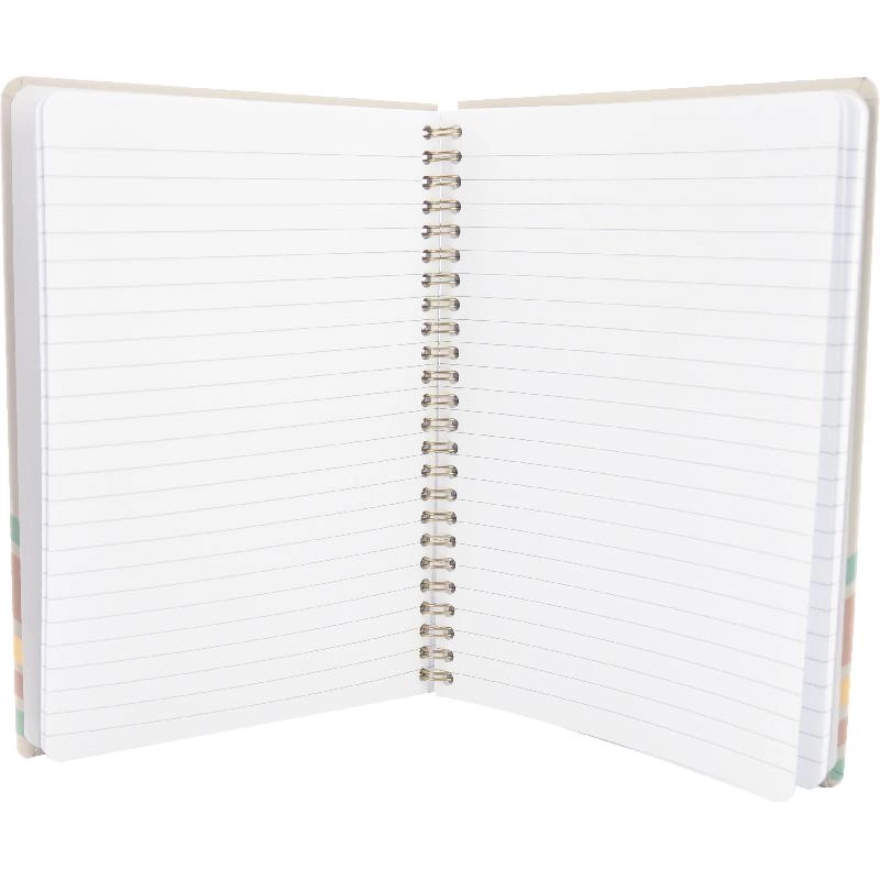 Notebook 19 X 26 cm Spiral - Grid 100 Sheets