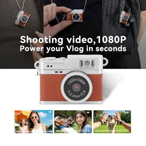 Keychain Retro Camera