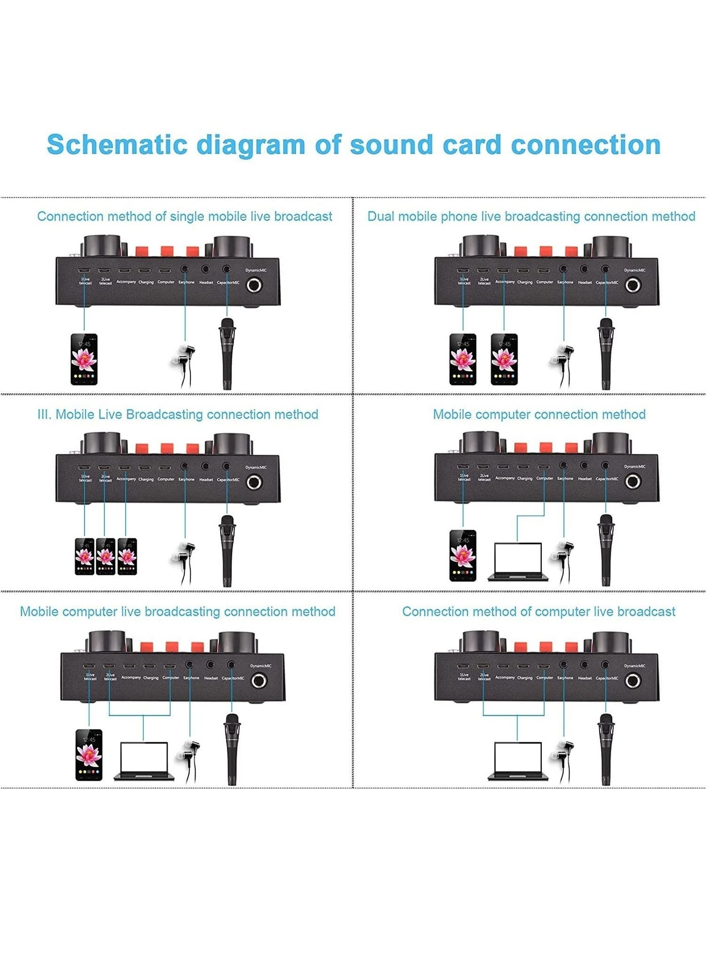 V8 Set - USB External Karaoke Recording