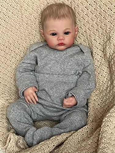 Reborn Baby Doll - 19 Inch Soft Body Blue Eyes