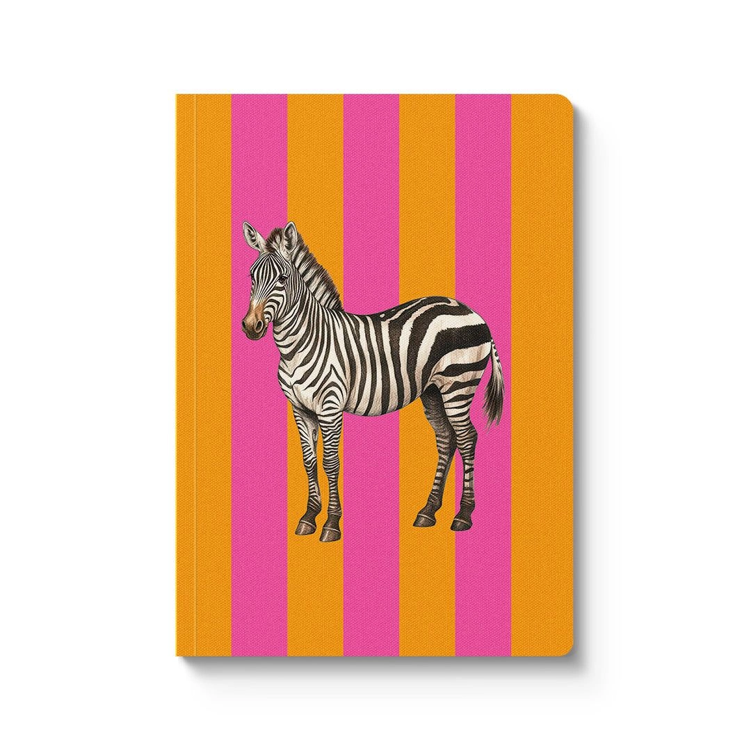 Ohh Deer Striped Zebra A5 Softcover