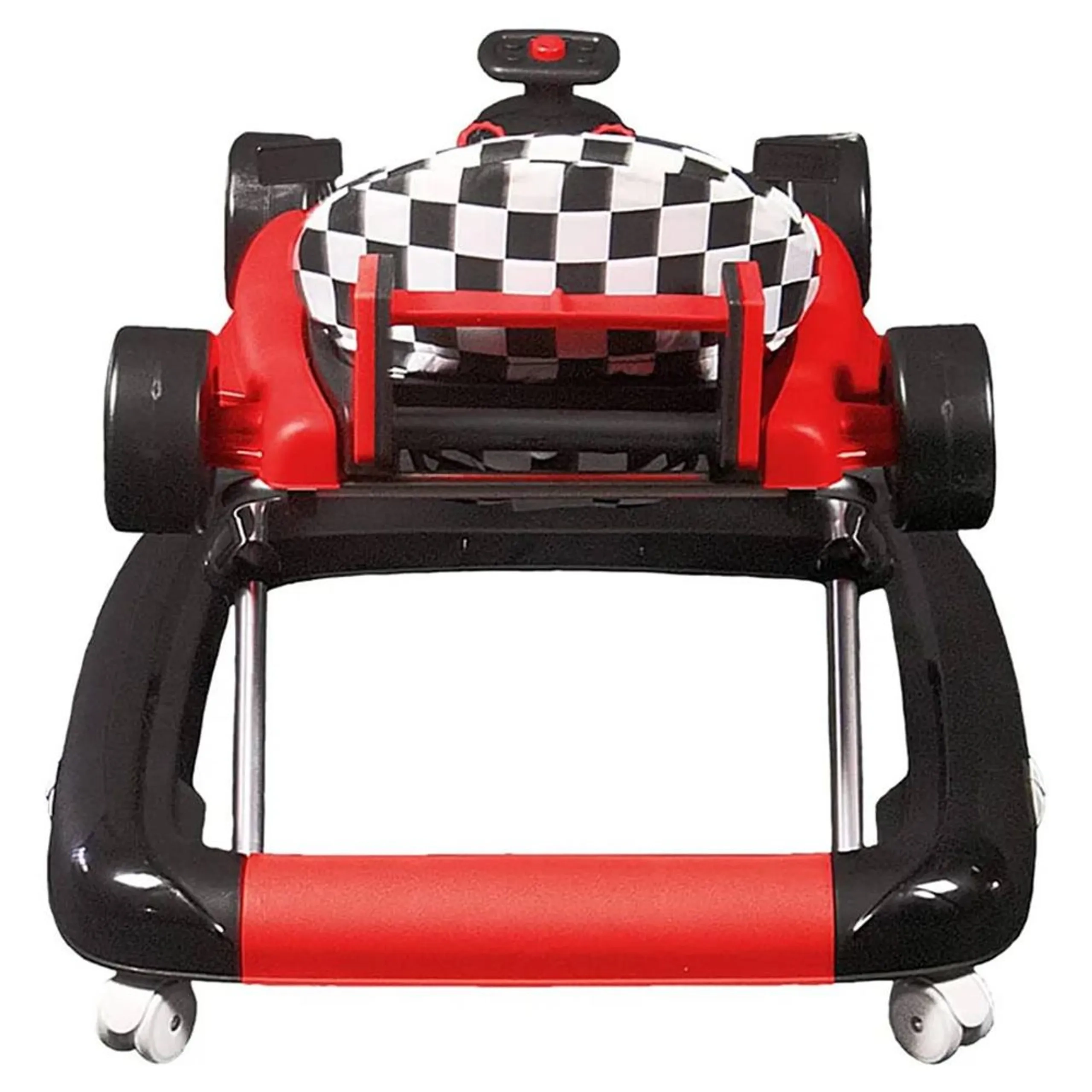 Ryan 4 In 1 Safety Baby Car Walker - Black Music and Lights