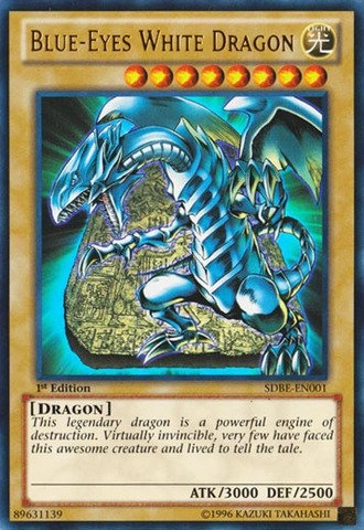 Yu-Gi-Oh! Blue-Eyes White Dragon SDBE-EN001 - 1pcs