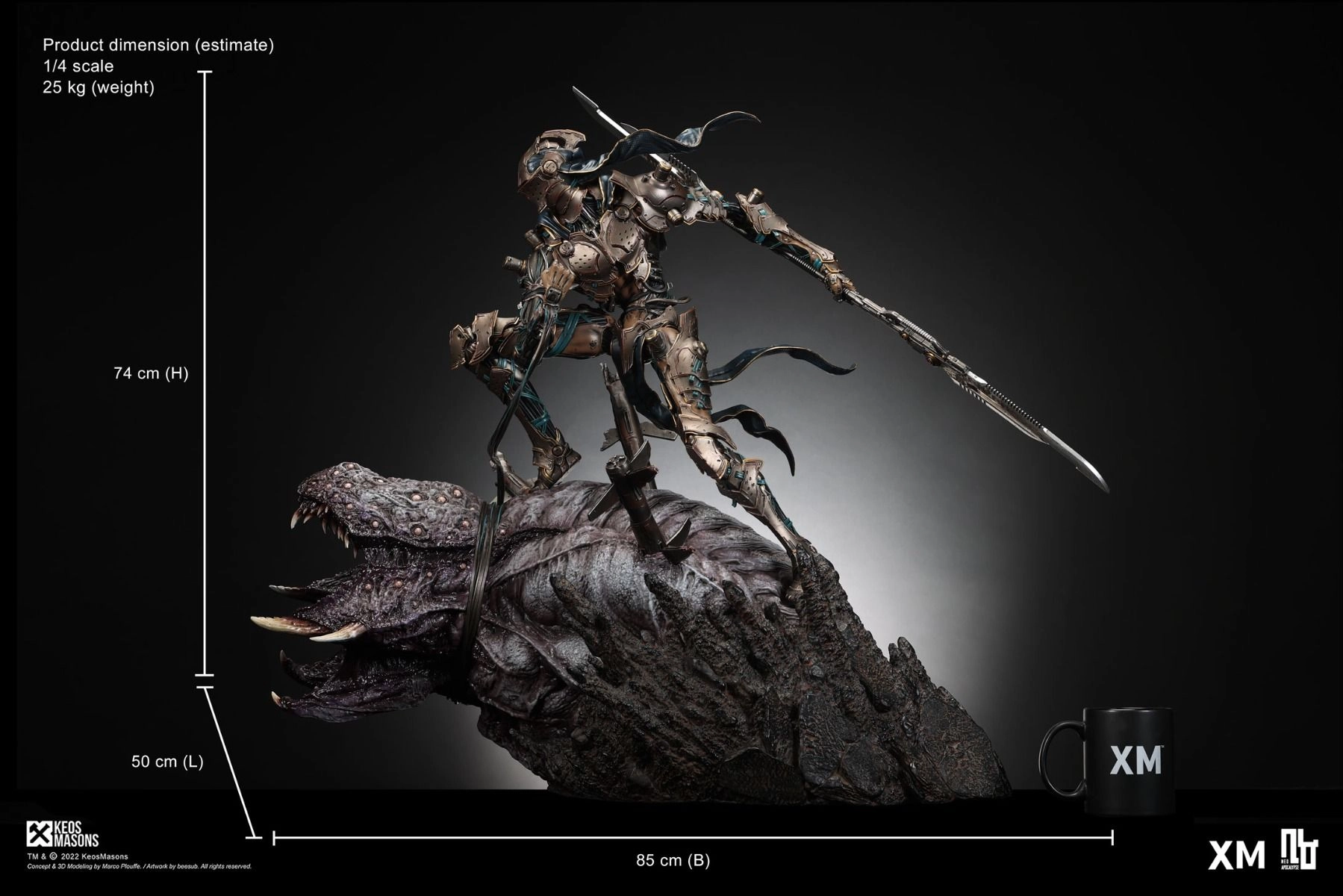 Famine - The Four Horsemen - 1/4 Scale Polystone Statue