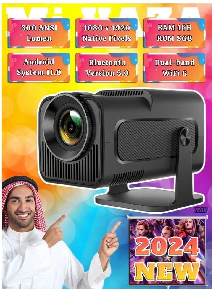 Smart 5G Portable Projector - HD 1080P