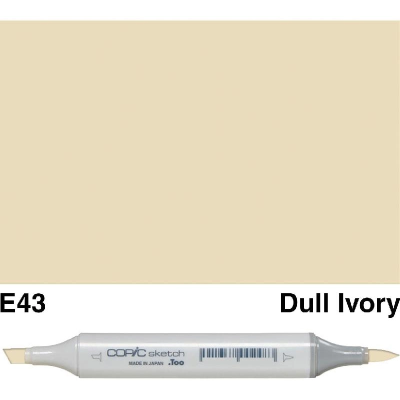 Copic Sketch E-43 - Dull Ivory Medium Broad/Super Brush