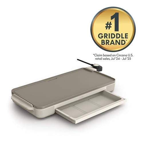 Fold & Store Dual Temp Griddle - 2 Zones 10" x 20"