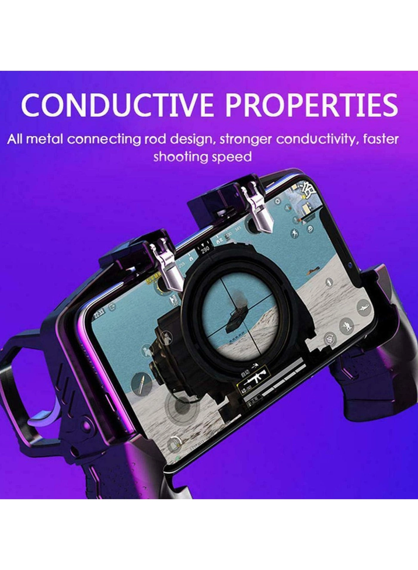 Mobile Game Controller - PUBG Mobile Call Of Duty Mobile Critical Ops Rules of Survival Knives Out Cross Fire Terminator 2 Judgment Day Survivor Royale