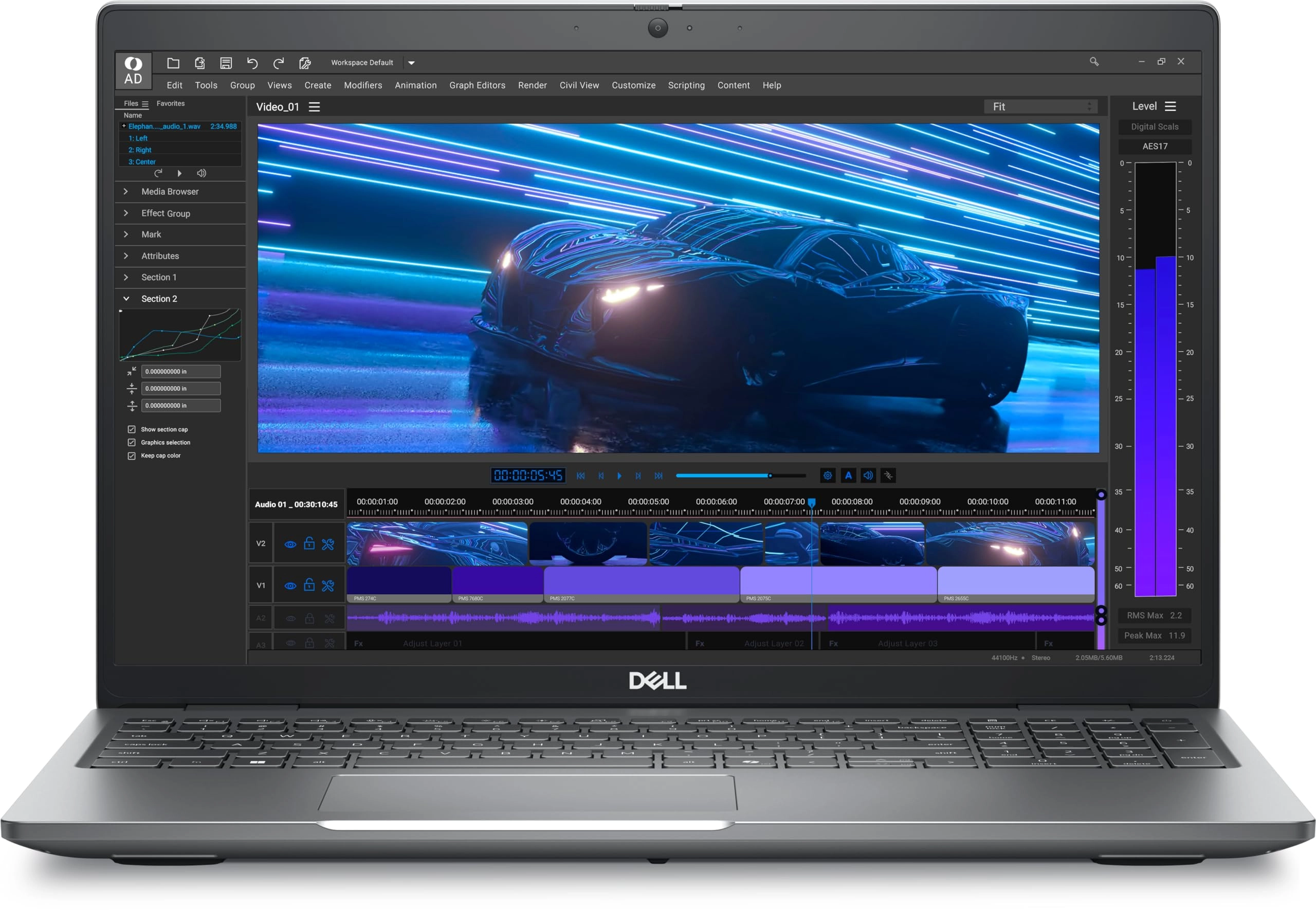 DELL Precision 3591 - 15.6'' Core Ultra 7-155H 32GB DDR5 32GB SSD