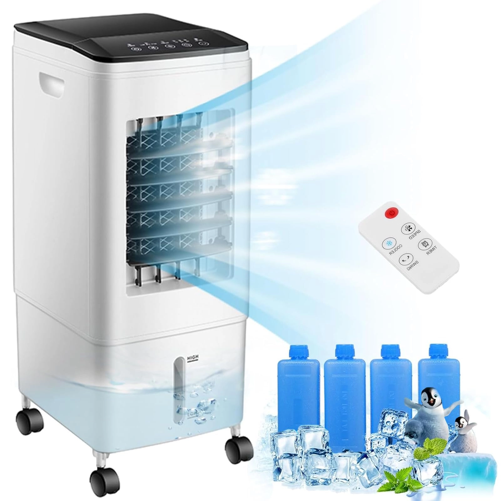 INGUNAR 3-IN-1 Evaporative Air Cooler