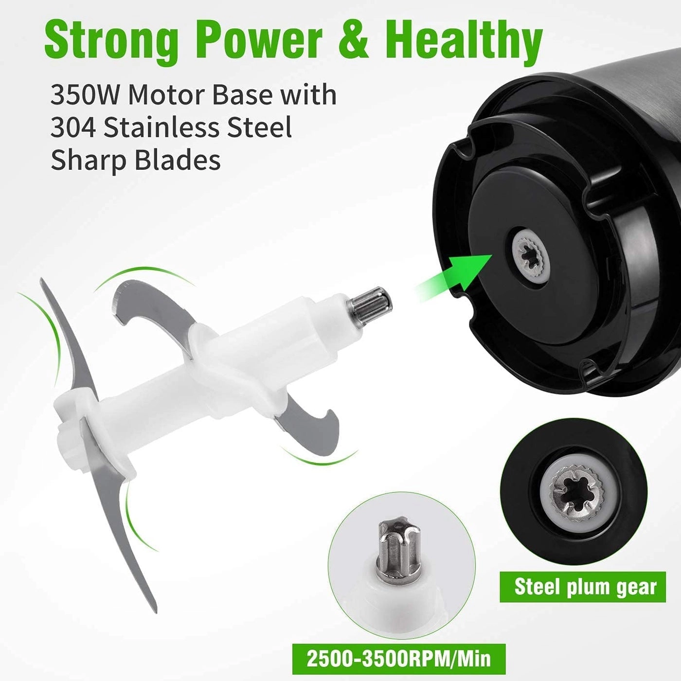 Stainless Steel Electric Meat Mixer Grinders - 2 liters 700W