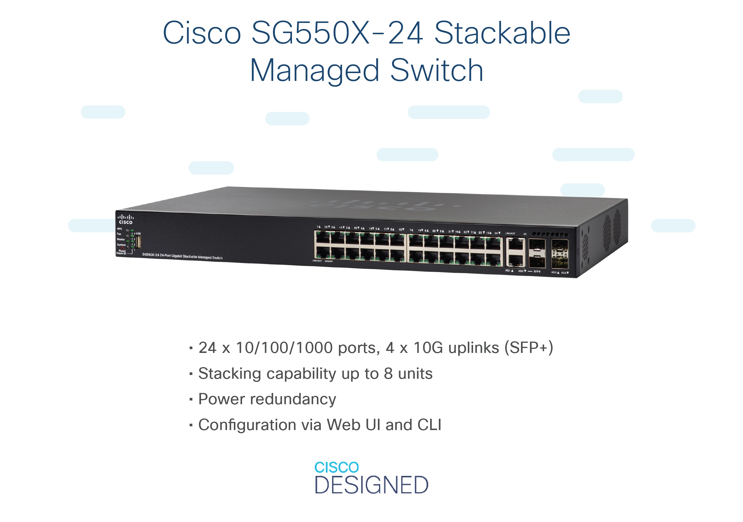 SG550X-24-K9-EU 24-ports