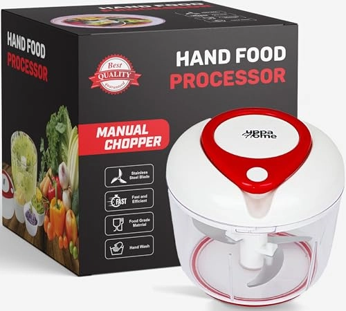 Easy String Pull Food Chopper - White / Clear 340 g