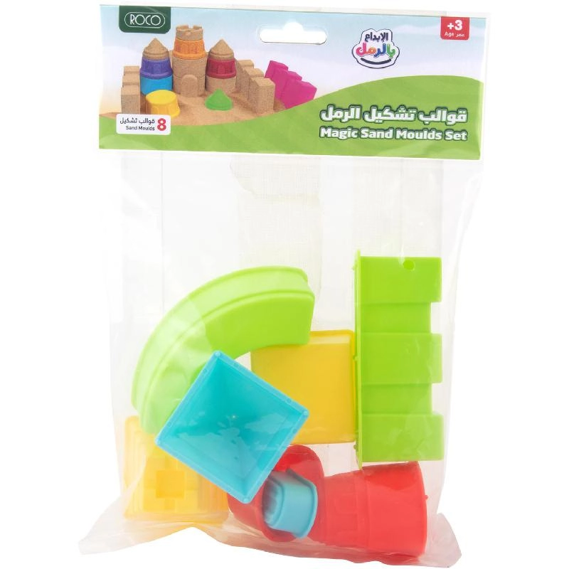 Roco 8 Molds Castle Wall - Assorted Color Sand Tool Accessory