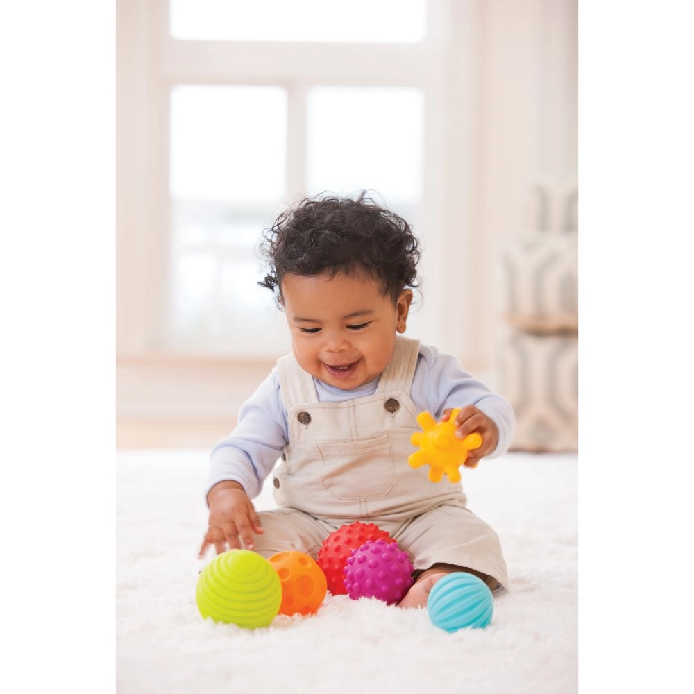 Textured Muliti-Ball Set - Suitable for 6 months and above 6-piece