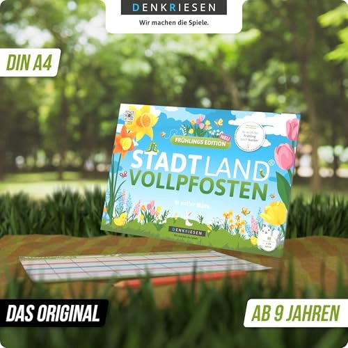 Stadt Land VOLLPFOSTEN: Spring Edition - Game Pad (German)