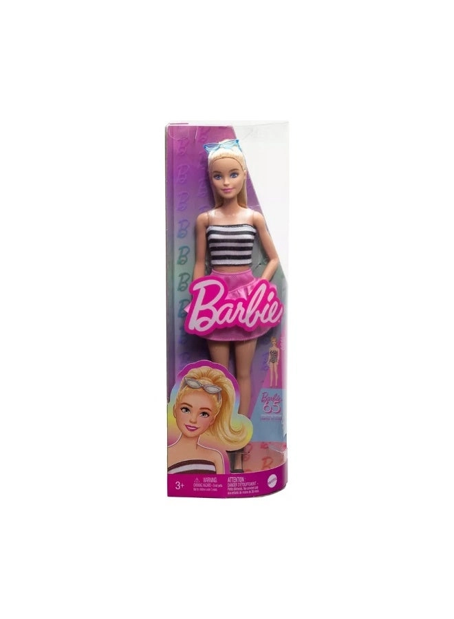 Barbie Fashionistas - #213 Blonde Striped Top Ages 5+
