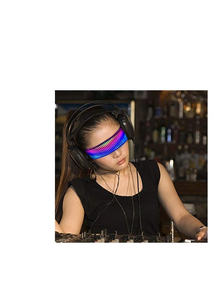 LED Glasses - Bluetooth 4.0 RGB USB Rechargeable