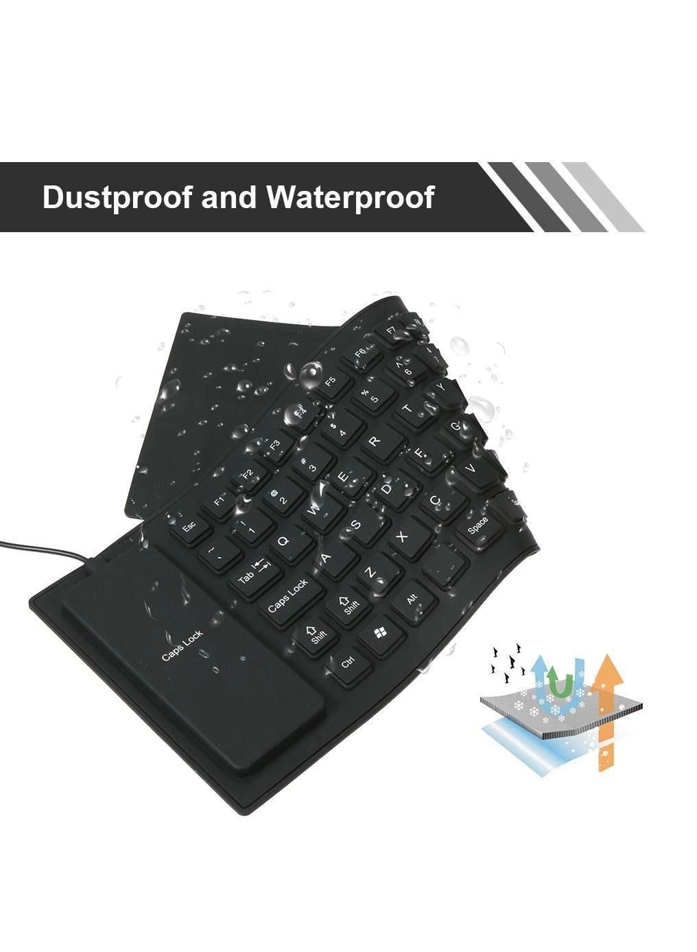 Foldable Silicone Keyboard - Wired