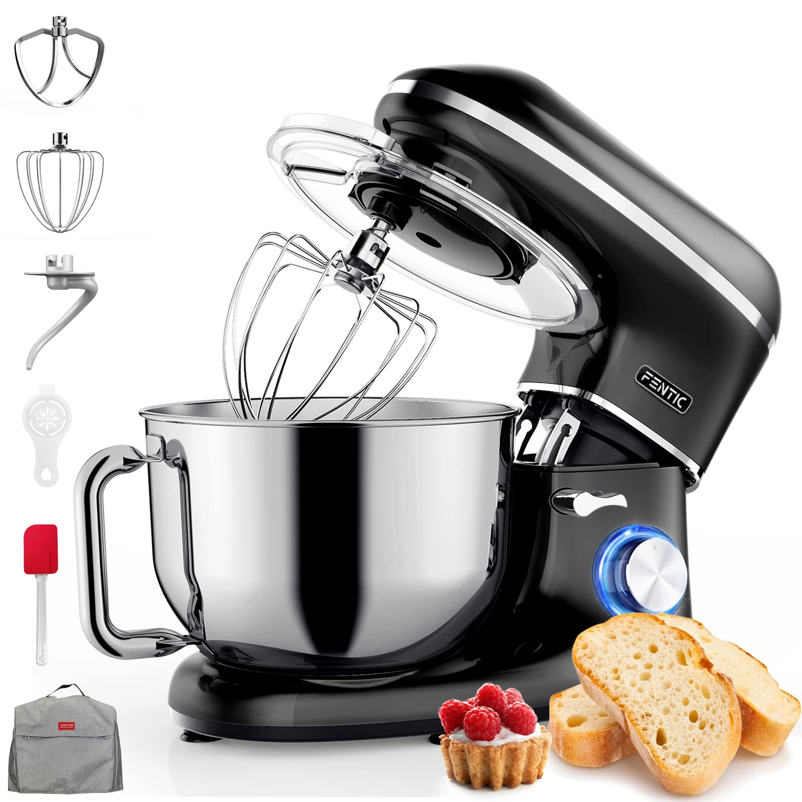 Fentic Food Processor - 6.2 Liters 2000 watts